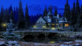 Screensavers Holidays 3d Christmas Cottage HD Wallpaper