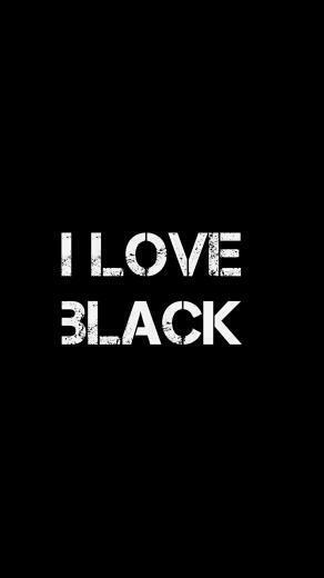 I Love Black Background Wallpaper Dark Emo