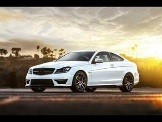 Mercedes Benz C63 Amg Front Angle Static Wallpaper