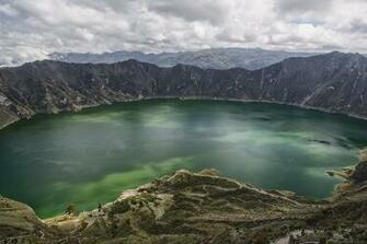 Quilotoa Lake 1080p 2k 4k 5k HD Wallpaper