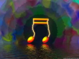 Desktop Wallpaper 3d Background Music Desktopdress