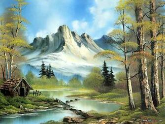 Bob Ross Paintings Oil Landscape
