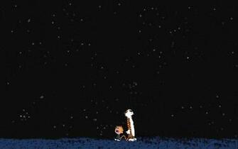 Calvin And Hobbes Wallpaper With Extra On The Bottom So They Sit Above