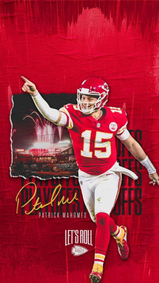 Patrick Mahomes Chiefs iPhone Wallpaper