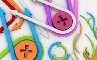 Full HD Wallpaper Abstract Arrows White