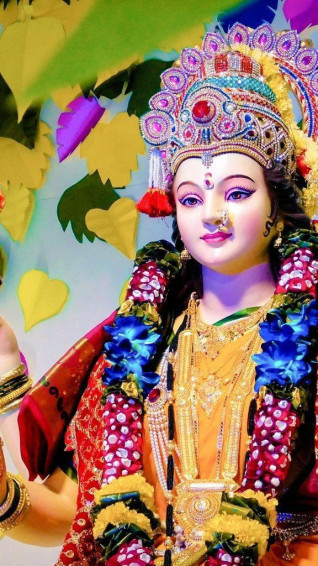 Muna On Ajit Maa Wallpaper Navratri Image Durga