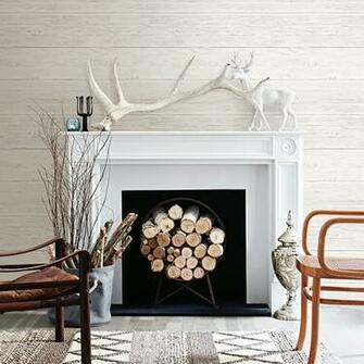 Shiplap Cream White Washed Boards Wallpaper By A Streets Prints