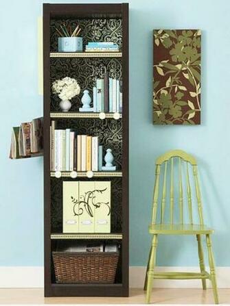 Pre Fab Bookcase A Touch Of Personality Before Nailing On The Back