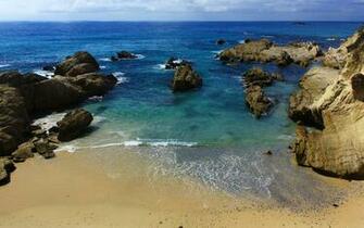 Desktop Wallpaper Mediterranean Beach With Sand And Large
