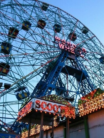 Coney Island Beach And Boardwalk Wired New York