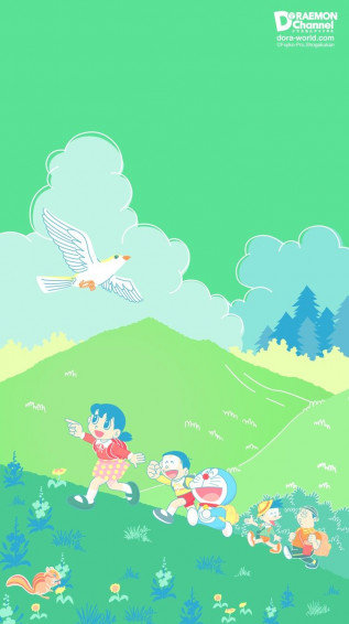 Yoshi Nin On Doraemon Wallpaper Anime