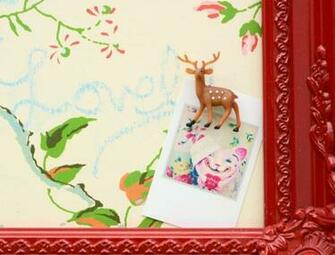 Use Mod Podge To Make An Easy Vintage Wallpaper Covered Magnetic