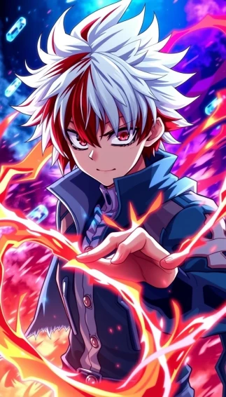 Todoroki Mobile Wallpaper