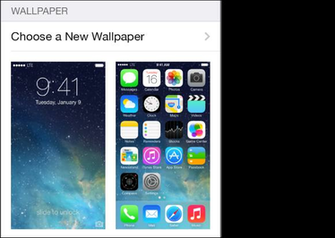 The Wallpaper Go To Settings Brightness Choose A New