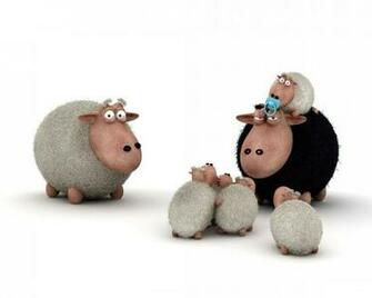Animal Zoo Life Sheep Cartoon Texel Tags