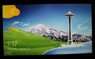 On Using One Of The Colorful Login Screen Wallpaper From Windows