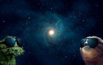 Sloth And Grover In Space HD Wallpaper