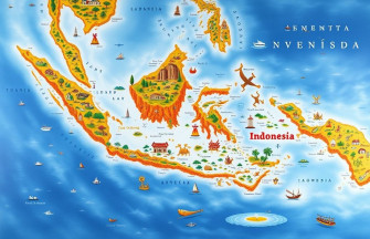 Wallpaper Peta Indonesia