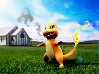 Pokemon Grass Realistic Charmander Wallpaper High