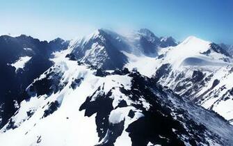 Snow White Mountains Wallpaper HD