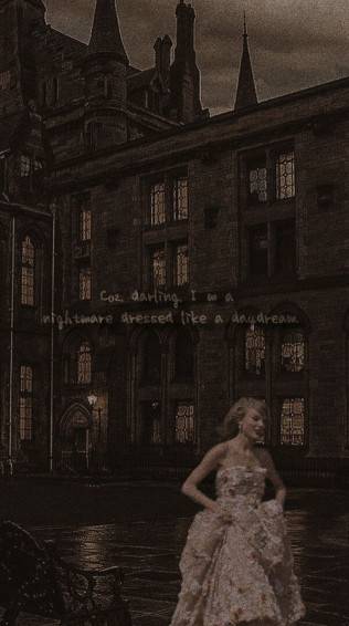 Dark Academia Taylor Swift Blank Space Lockscreen