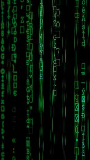 Wallpaper Code Byte Digits Green QHD Samsung