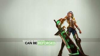 Riven League Of Legends Wallpaper Desktop