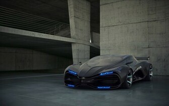 Wallpaper Lada Raven Concept Supercar Desktop
