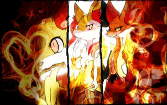 Fennekin Pokemon Revanche Serena Wallpaper Background HD