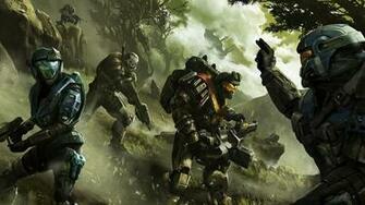 Wallpaper Halo Soldier Commander Trees 4k Ultra