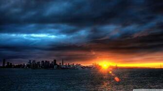 Sunset In The Bay Wallpaper Original HD