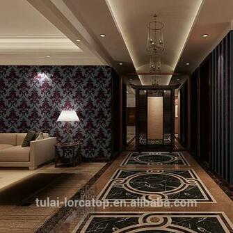 Flock Wallpaper Flocking Wallcovering 3d