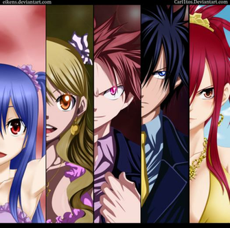 Team Fairy Tail Serious By Eikens
