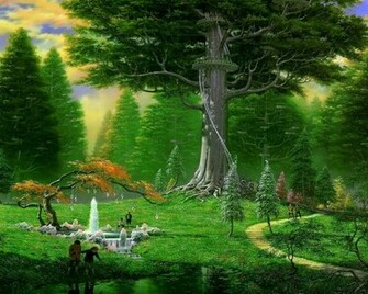 Fairy World 3d Virtual Desktop Background Original