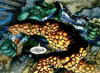 Hulk Vs Thing Clobberin Time Zoom Comics Daily Comic