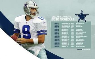Nfl Wallpaper Zone Dallas Cowboys Schedule Tony Romo
