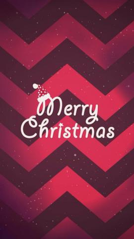 Cute Merry Christmas iPhone Wallpaper