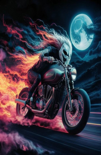 Ghost Rider Bike Wallpaper