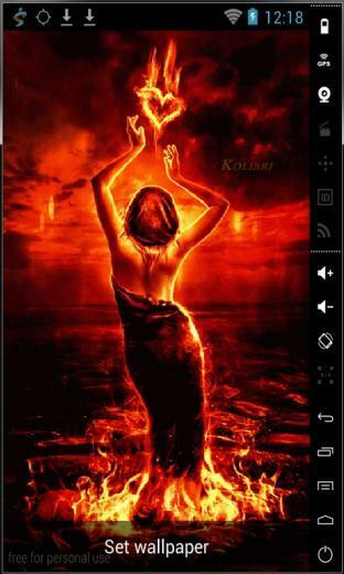 Land Of Fire Live Wallpaper For Your Android Phone
