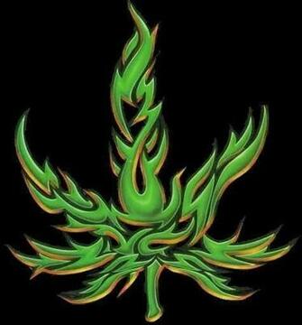 Trippy Pot Leaf Colouring S