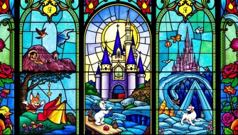 Disney Stained Glass Wallpaper