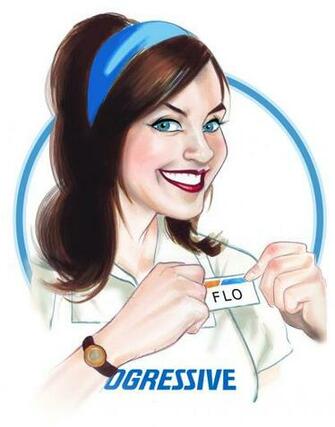 Progressive Insurance Girl By Darthterry