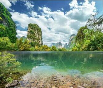 3d Wallpaper Custom Photo Murals Guilin Landscape Natural Scenery