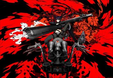 Black Rock Shooter Anime Girl Gun HD Wallpaper
