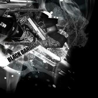Black Bandana Cool Graphic Background And Some Ppt Template
