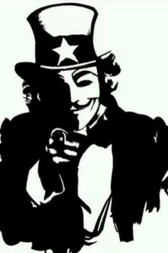 Anonymous Wants You iPhone Wallpaper