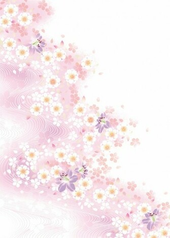 Pale Floral Background Vector Graphic