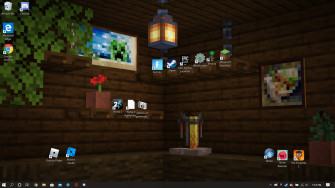 A Cozy Background Made For My Computer R Minecraft