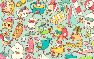 Cute Food Background Desktop Net