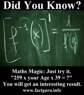 Fun Math Unbelievable Facts Picture